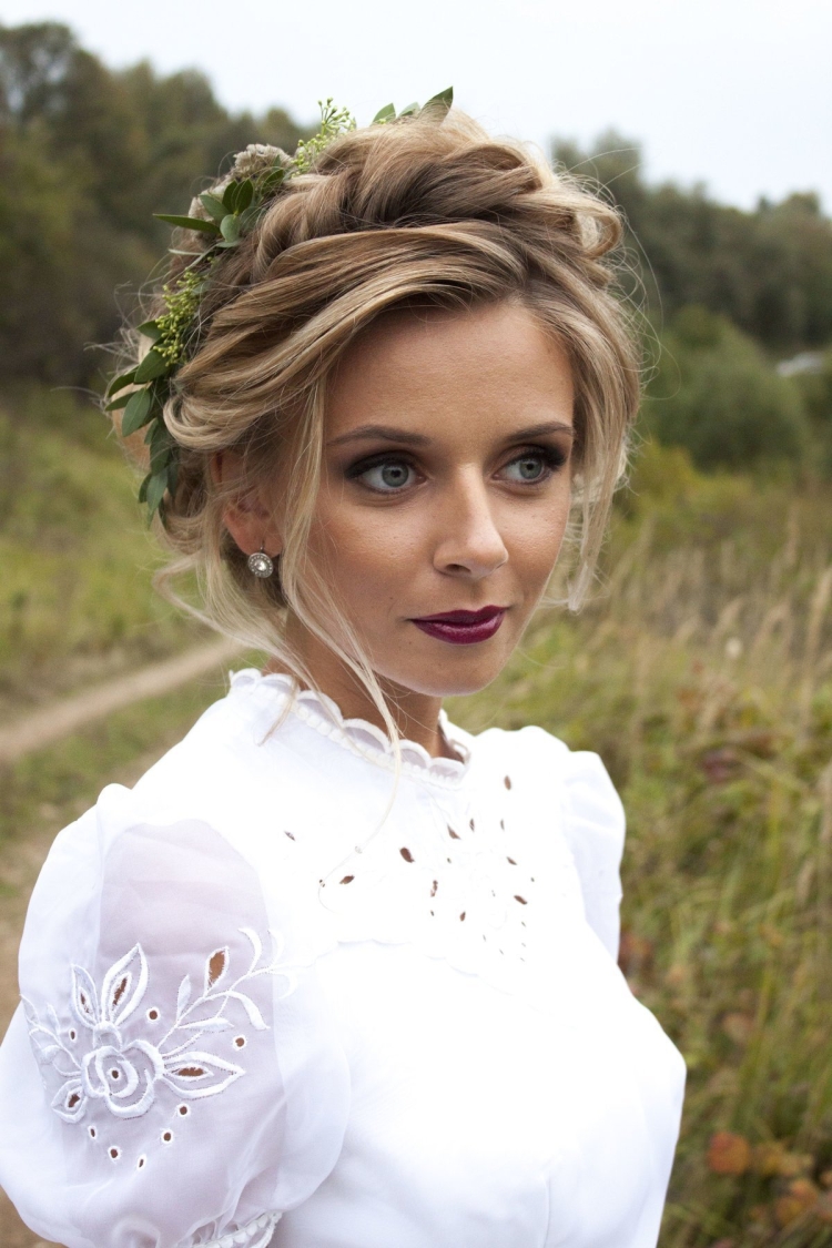 Свадебные прически на короткие волосы