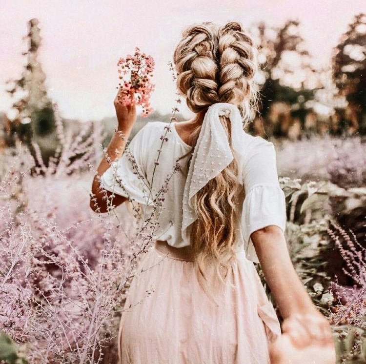 Волосы в стиле бохо