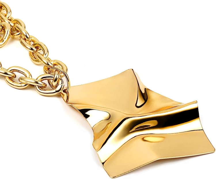 Золотые подвески геометрической формы