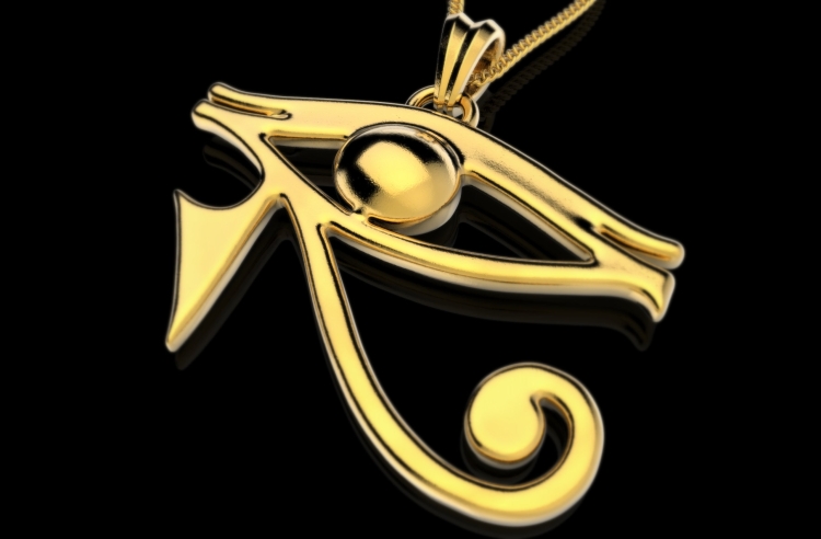 Кулон глаз гора