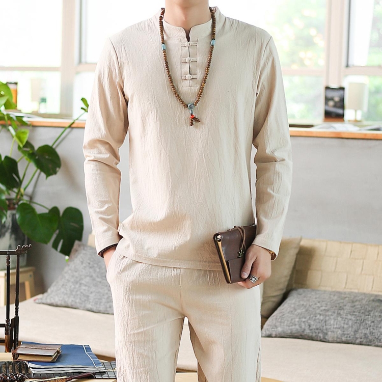 Льняная пижама мужская