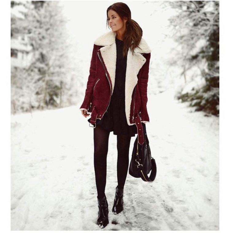 Стильные зимние образы