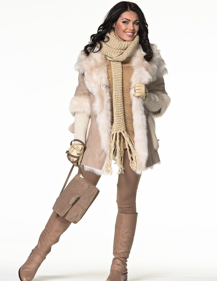 Девушка в зимней одежде