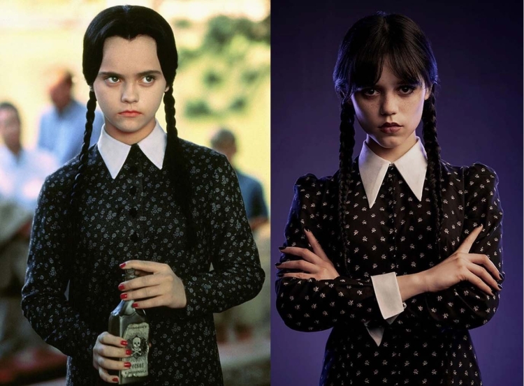 Кристина Риччи в сериале Уэнсдей