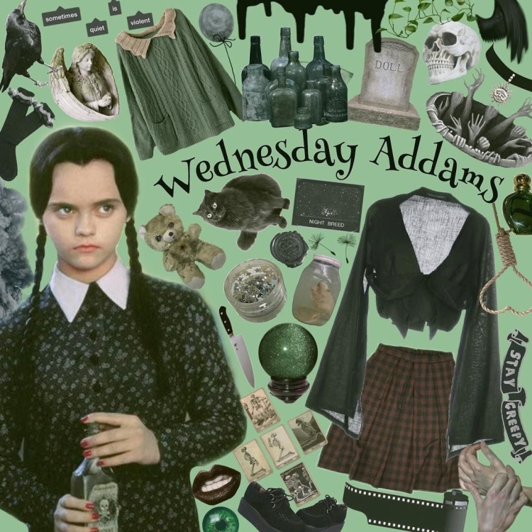 Бумажные куклы семейка Аддамс