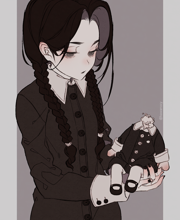 Уэнздей Аддамс арт