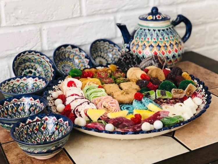 Чайхана церемония Узбекистан пахта