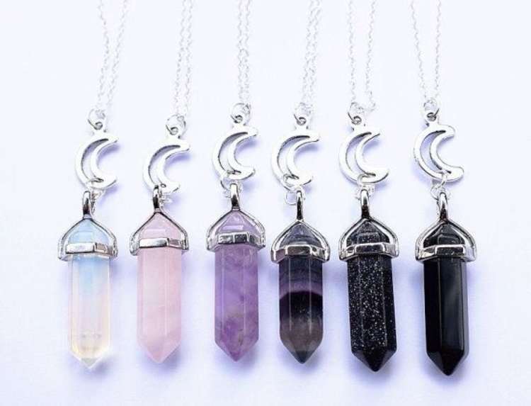 Подвески с кристаллами