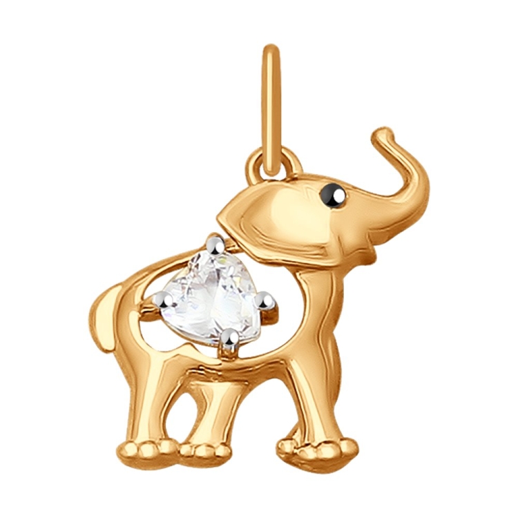 Подвеска SOKOLOV С фианитом 035284