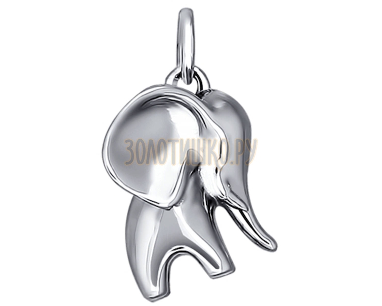 Соколов подвеска Слоник серебро