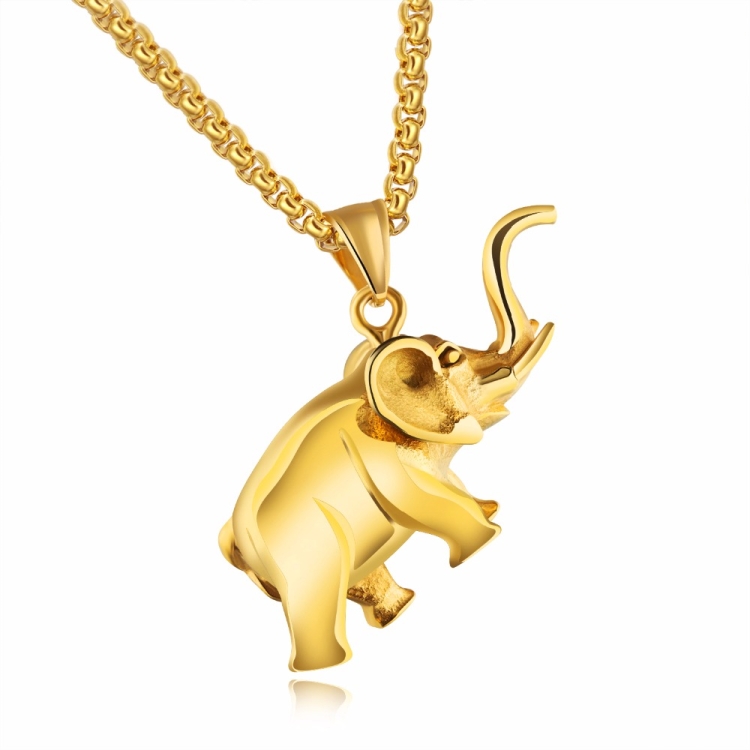 Кулон Слоник золото