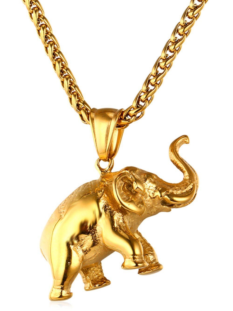 Кулон Слоник золото