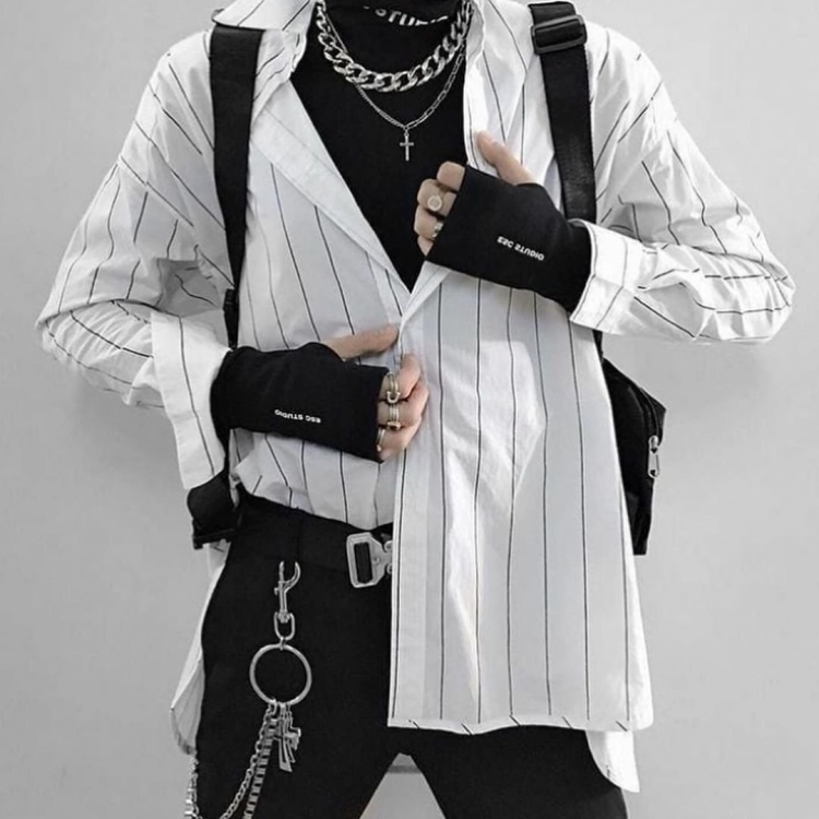 Корейская одежда Грандж стиль гранж мужская