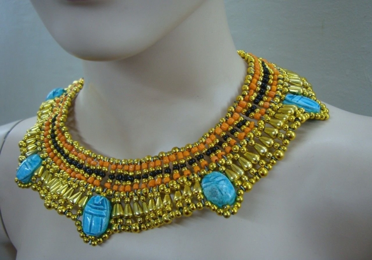 Египетские украшения ожерелье Клеопатры