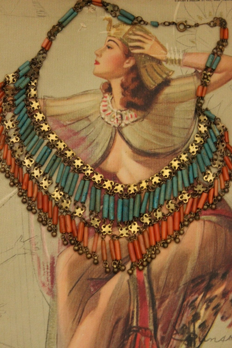 Египетские украшения ожерелье Клеопатры