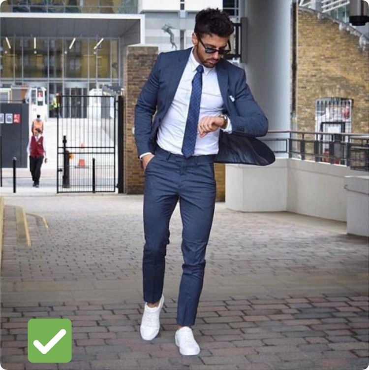 Кеды с брюками мужские