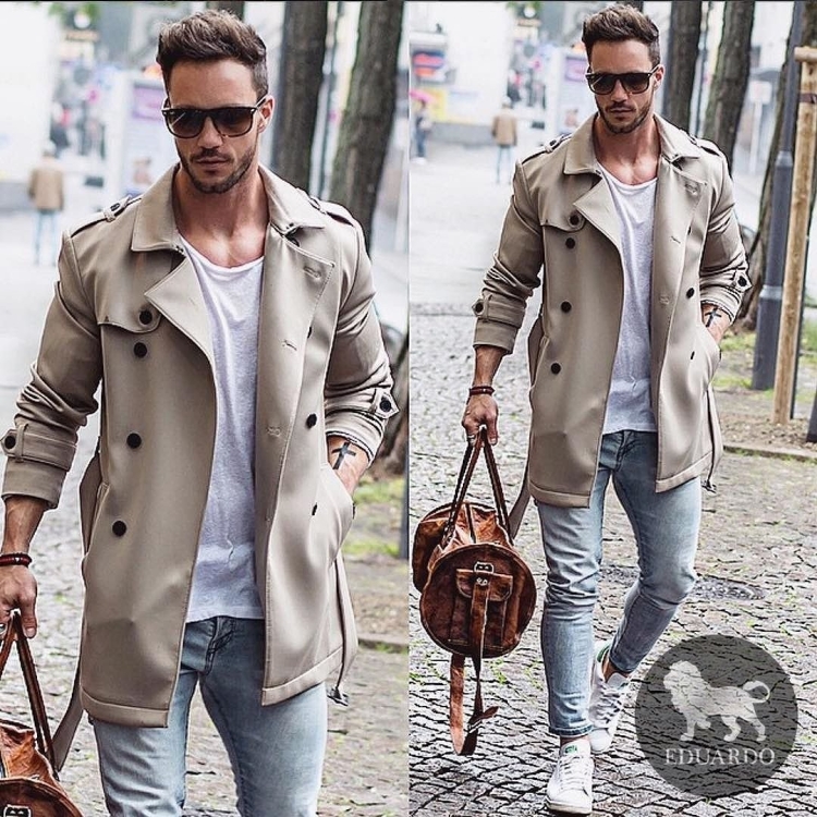 Тренч мужской аутфит