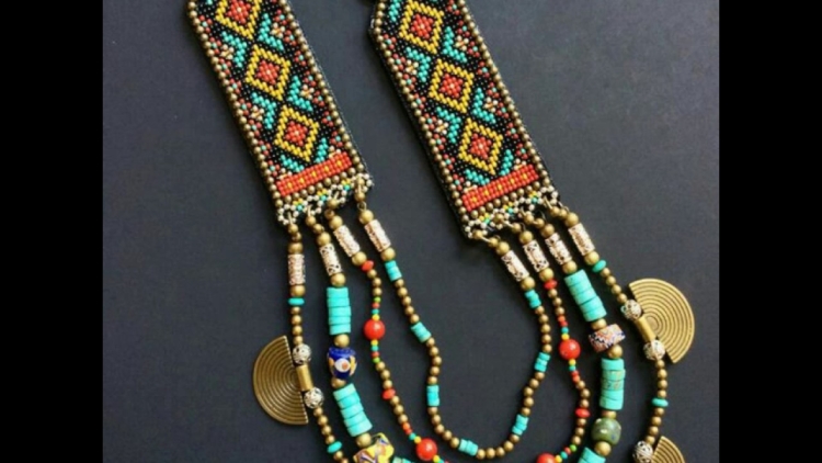 Этнические Бисерные украшения