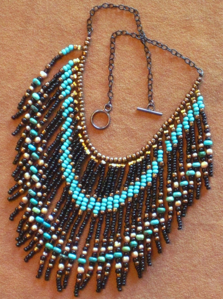 Бисерные украшения в стиле бохо