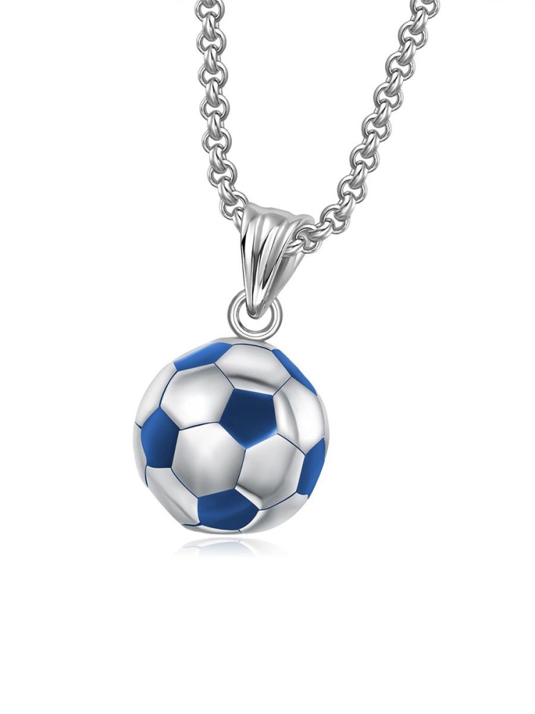 Самбо-кулон с цепочкой футбол мужской
