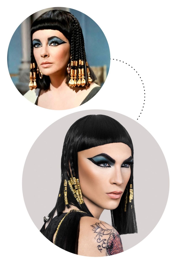 Прическа в стиле Клеопатры