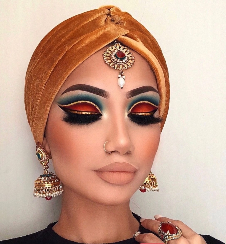 Индийский Этнический макияж