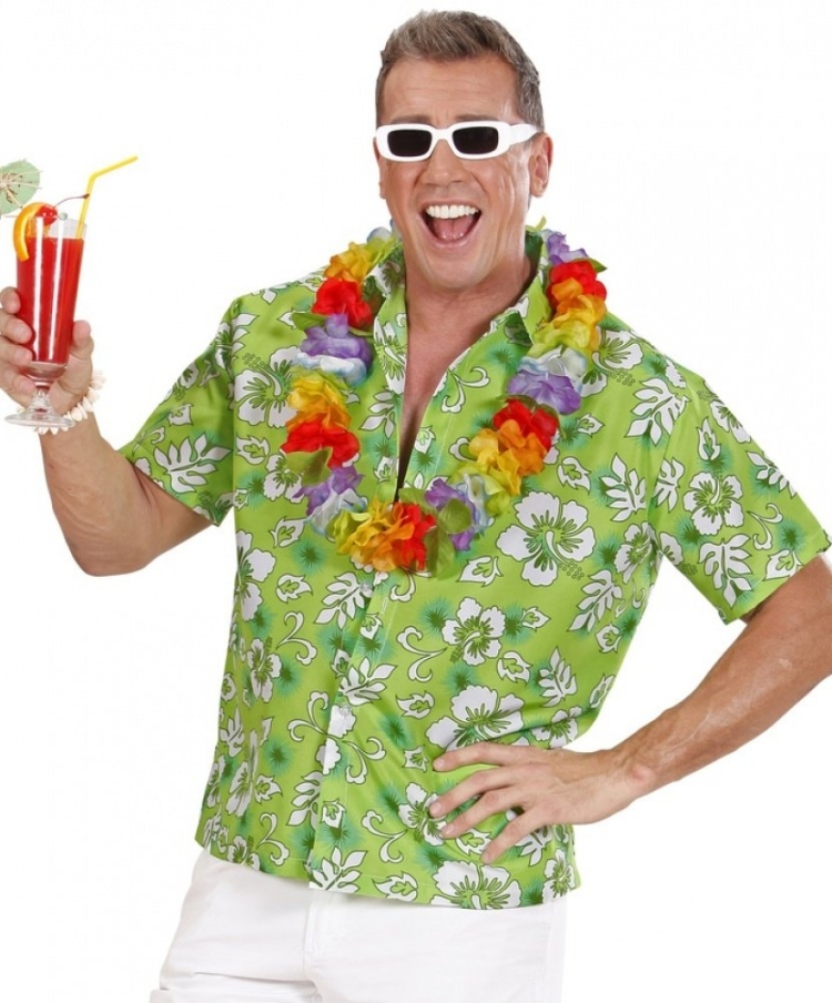 Мужчина в гавайской рубашке