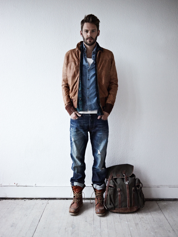 Небрежный мужской стиль