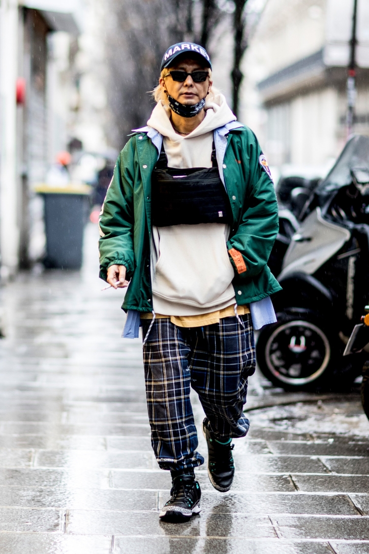 Street Style man многослойность