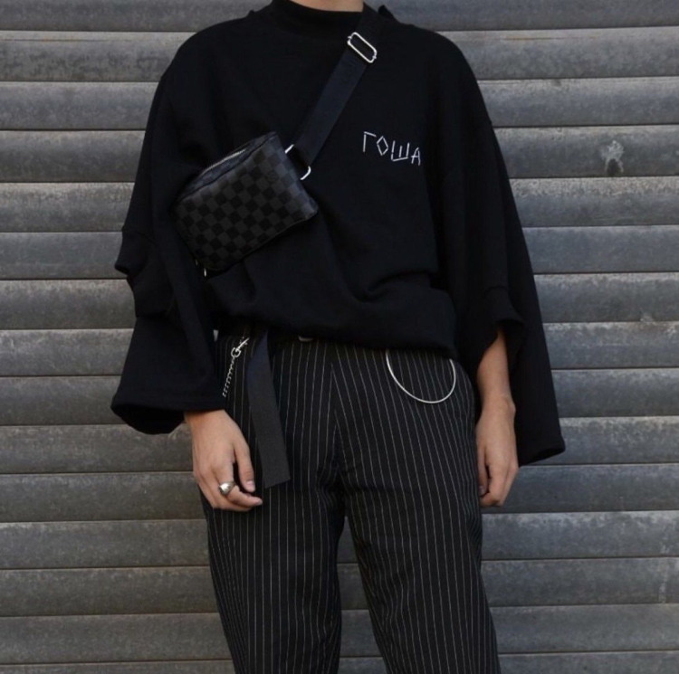 Корейский стиль одежды для парней оверсайз