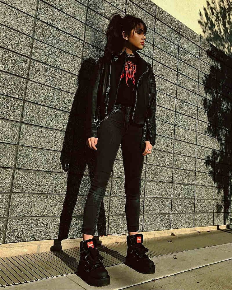 Корейская одежда Грандж стиль гранж