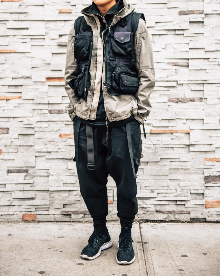 Techwear штаны киберпанк