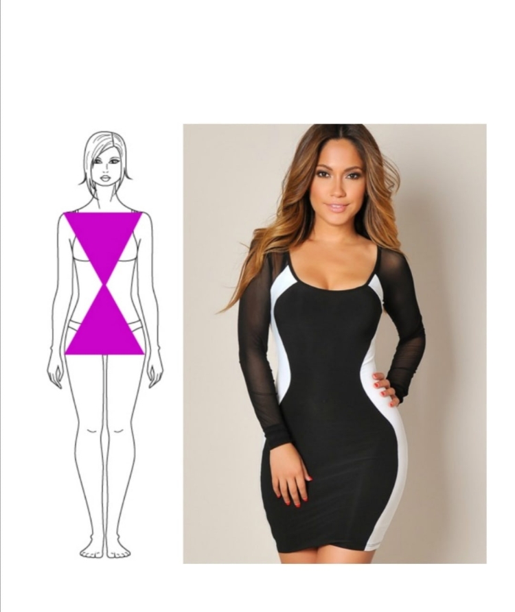 Тип фигуры песочные часы