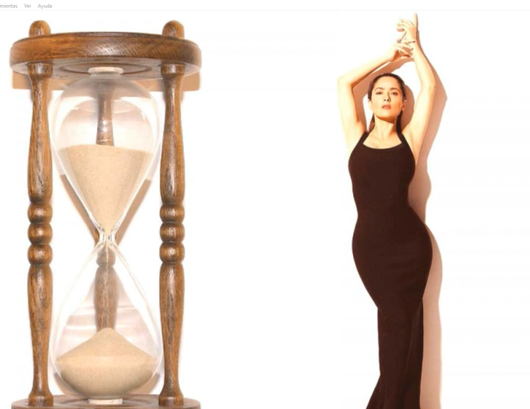 Моника Беллуччи фигура песочные часы