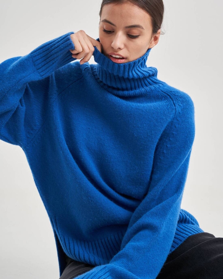 Джемпер с воротом