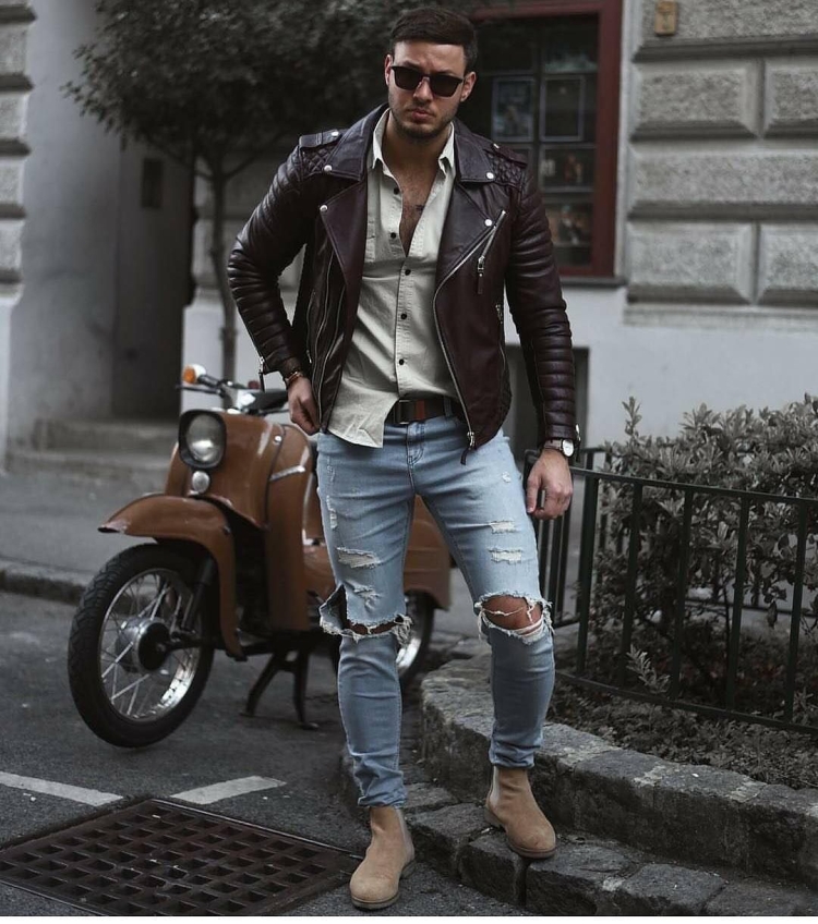 Брутальный мужской стиль одежды