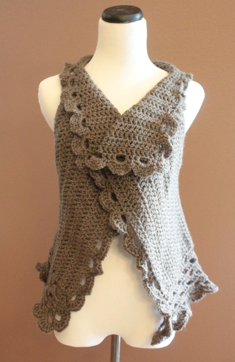 Жилет в стиле бохо