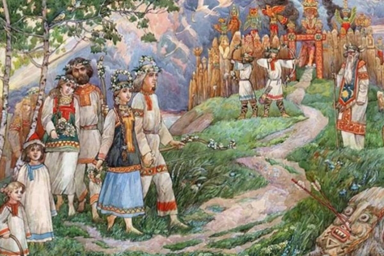 Дохристианская живопись на Руси