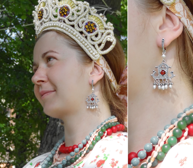 Русские народные серьги