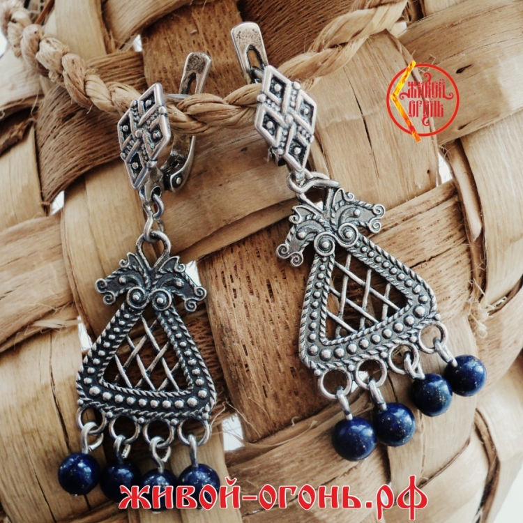 Серьги в Славянском стиле