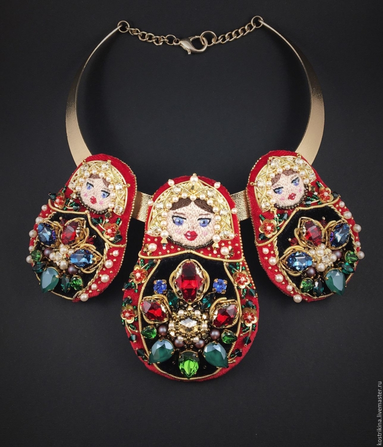 Ювелирные украшения в русском стиле