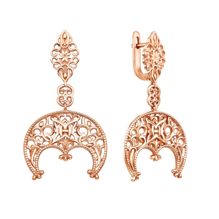 585 Лунница серьги