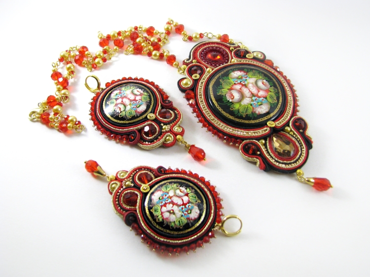 Сутаж Жостовская роспись