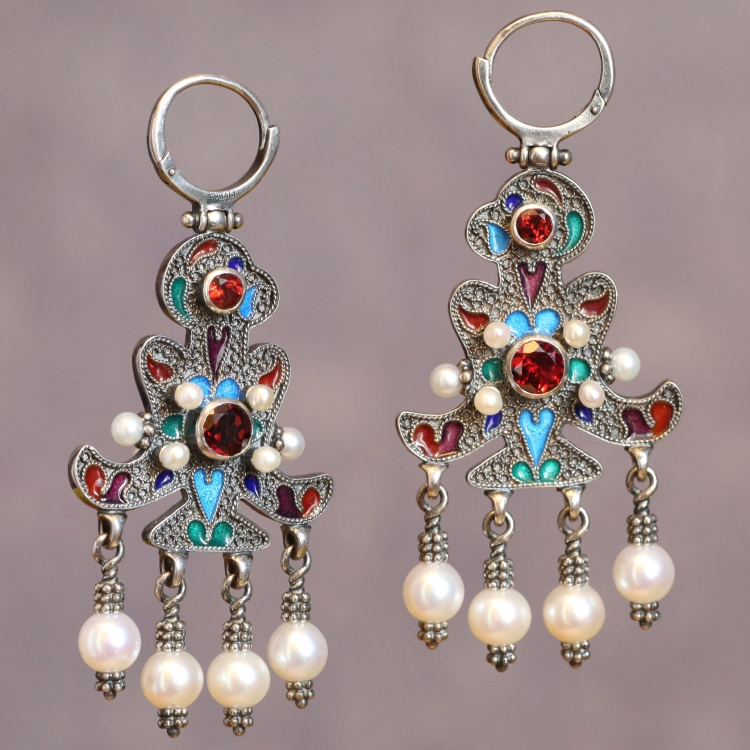 Серьги двойчатки 17 век