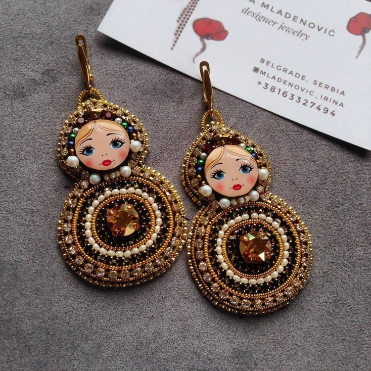 Эда Йылдыз украшения серьги