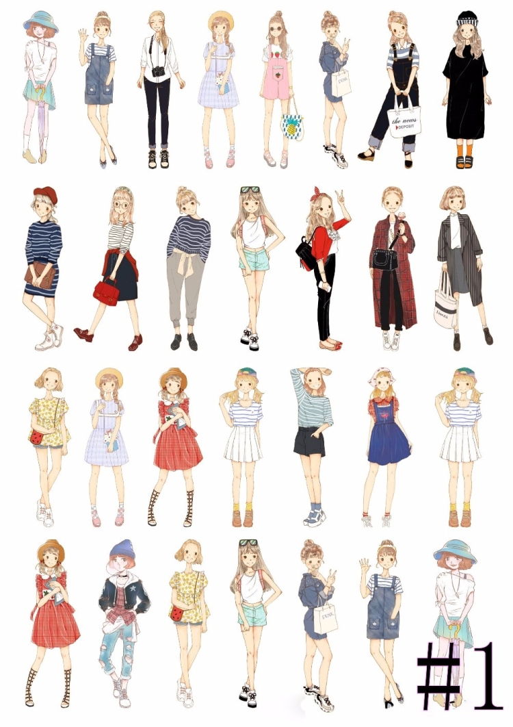 Модная одежда для персонажей