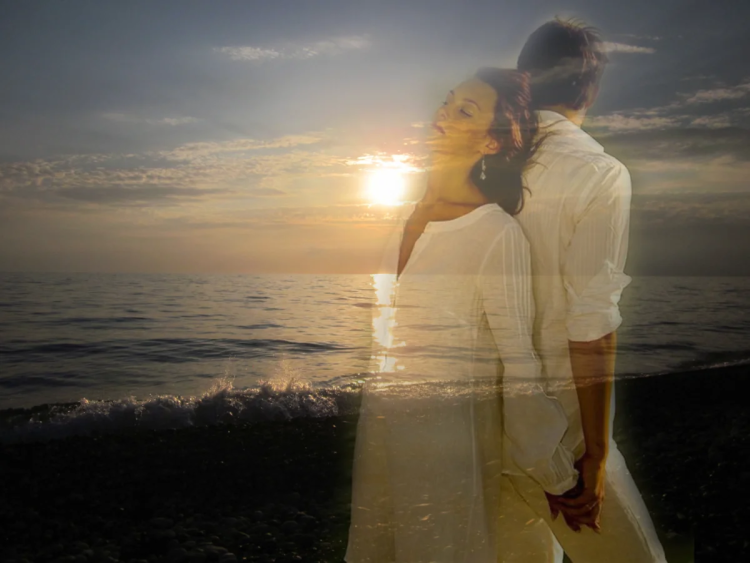 Двое нежность