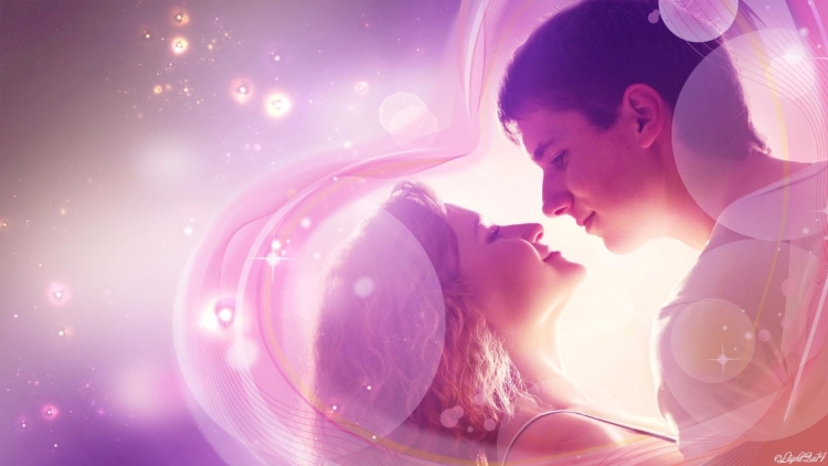 Фон для влюбленной пары