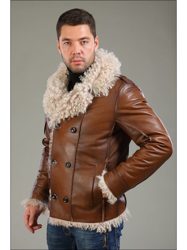 Дубленки мужские в американском стиле