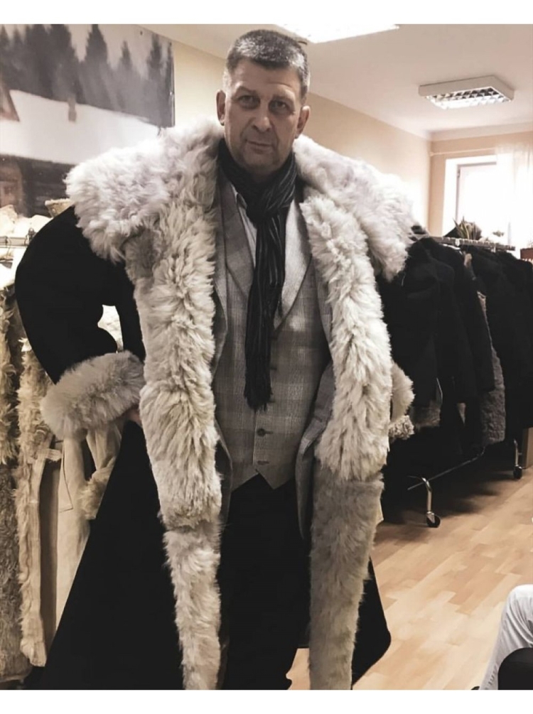 Полушубок овчинный нагольный Мехторг